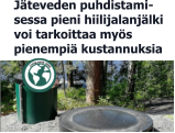 Jäteveden puhdistami- sessa pieni hiilijalanjälki  voi tarkoittaa myös  pienempiä kustannuksia