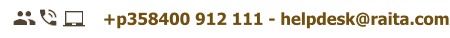+p358400 912 111 - helpdesk@raita.com