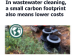 In wastewater cleaning,  a small carbon footprint  also means lower costs