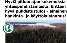 Hyviä pitkän ajan kokemuksia  yhteispuhdistamoista. Erittäin hyvä puhdistustulos - alhainen hankinta- ja käyttökustannus!