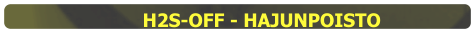 H2S-OFF - HAJUNPOISTO